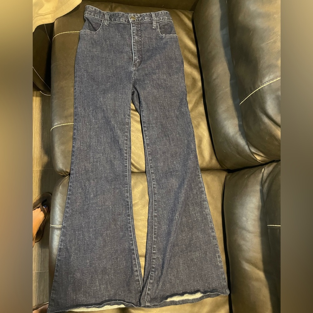 Show Me Your MuMu Dark Wash Flare Jeans